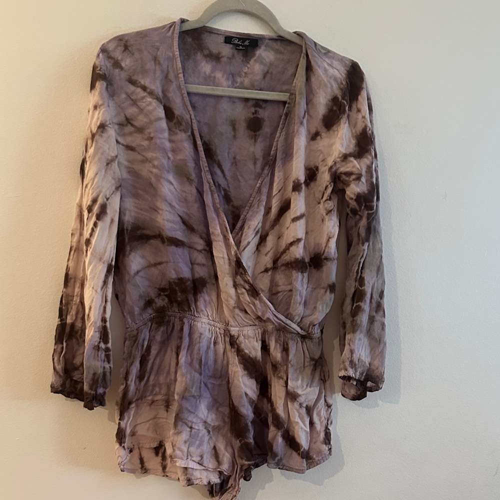 Tie-Dye Long Sleeve Jumpsuit - Preloved